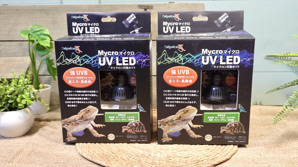 マイクロ UV LED + マイクロン灯具セット 紫外線ライト