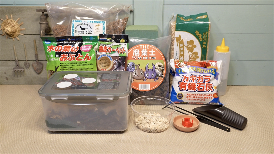 ワラジムシ・ダンゴムシの飼育環境