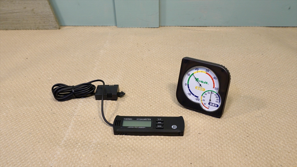オカヤドカリの飼育用におすすめの温湿度計