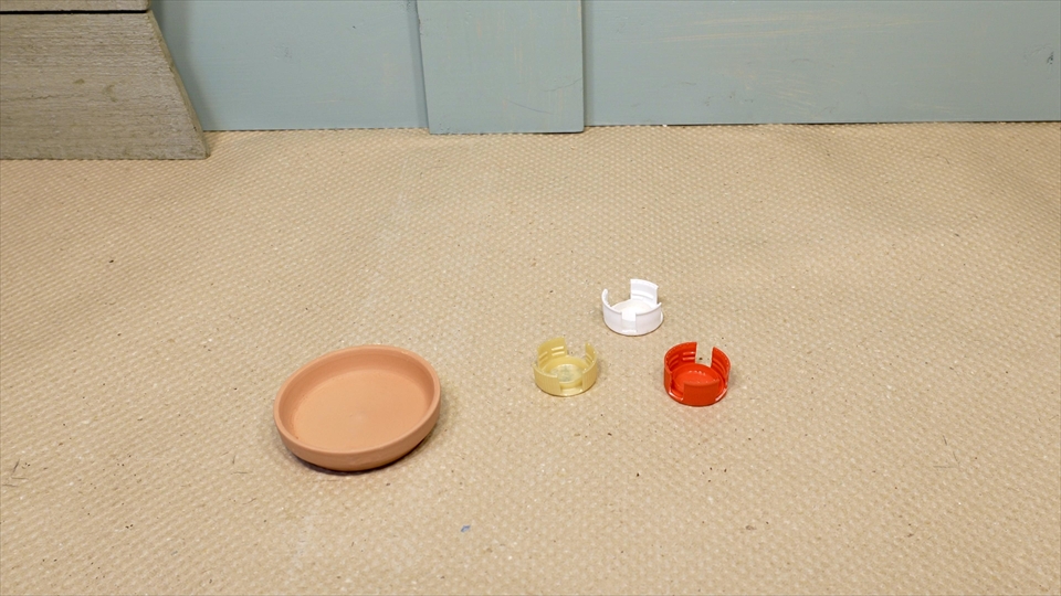 ワラジムシ・ダンゴムシの飼育環境・エサ皿